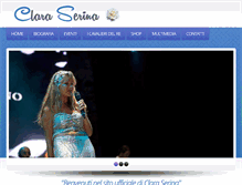 Tablet Screenshot of claraserina.com